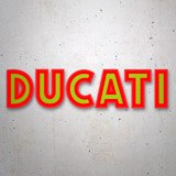 Pegatinas: Ducati verde y rojo 3