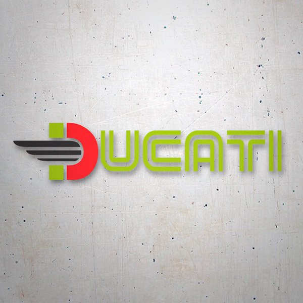 Pegatinas: Ducati multi escudo 0