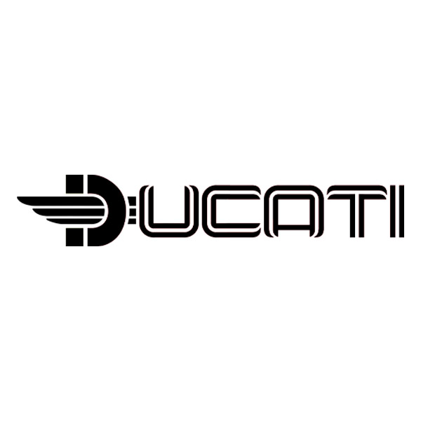 Pegatinas: Ducati multi escudo II