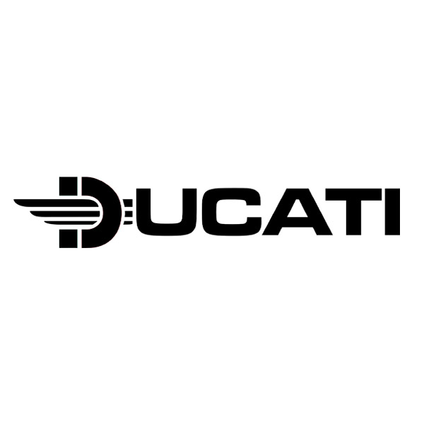 Pegatinas: Ducati multi escudo III