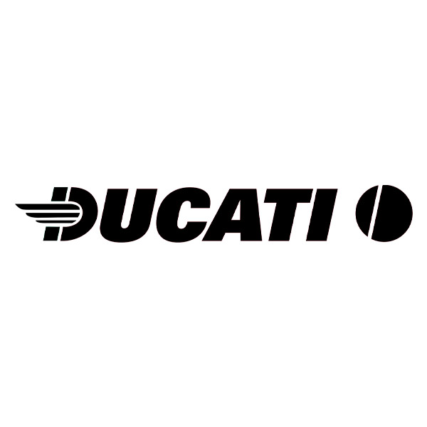 Pegatinas: Ducati multi escudo IV