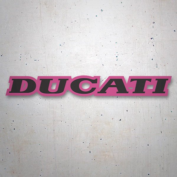 Pegatinas: Ducati negro y violeta