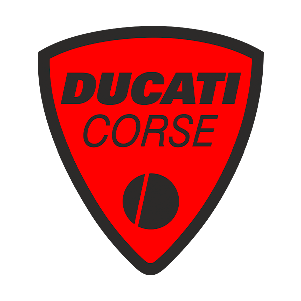 Pegatinas: Ducati corse rojo