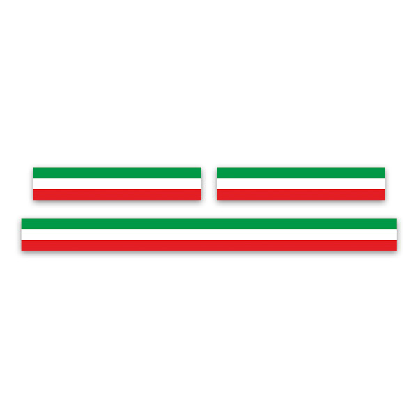 Pegatinas: Kit Ducati banderas italia