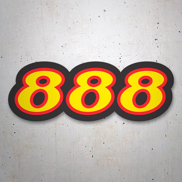 Pegatinas: Ducati 888 1