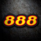 Pegatinas: Ducati 888 3