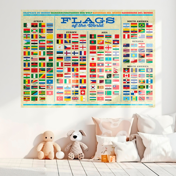 Vinilos Decorativos: Banderas del mundo