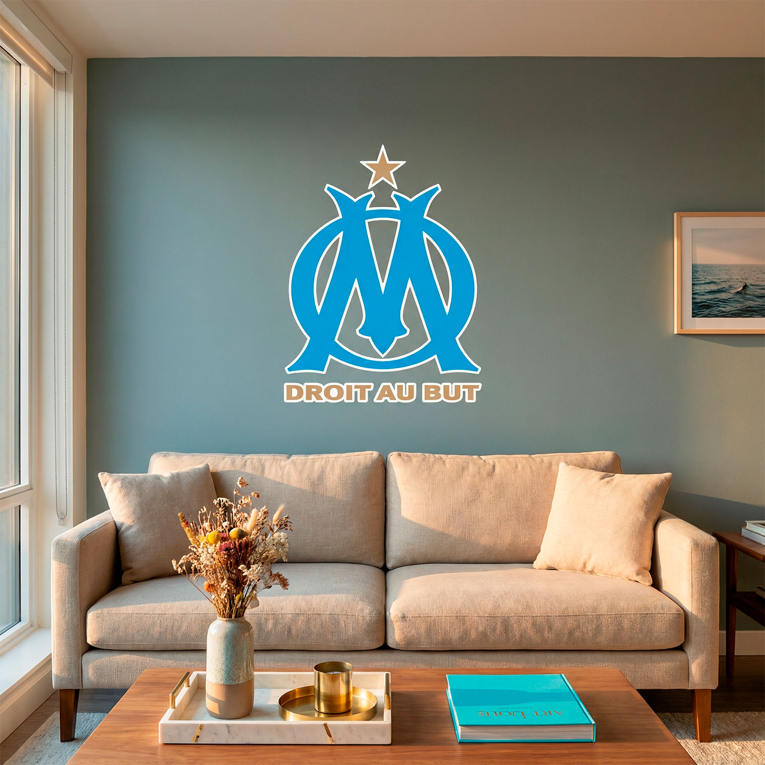 Vinilos Decorativos: Escudo Olympique de Marsella
