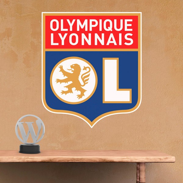 Vinilos Decorativos: Escudo Olympique Lyonnais