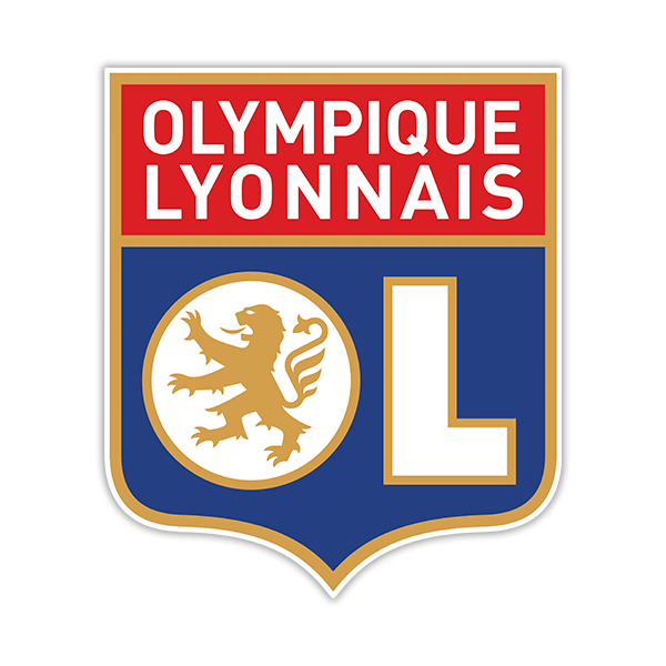 Vinilos Decorativos: Escudo Olympique Lyonnais