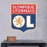 Vinilos Decorativos: Escudo Olympique Lyonnais 3