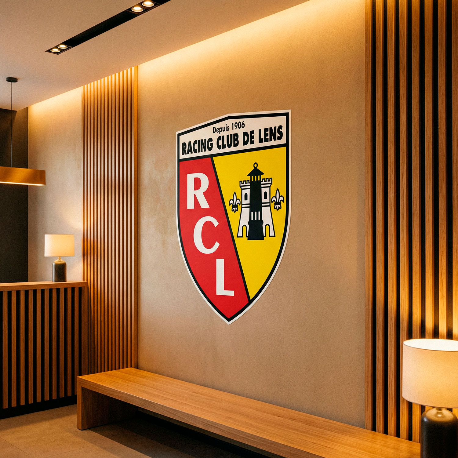 Vinilos Decorativos: Escudo RCL Lens