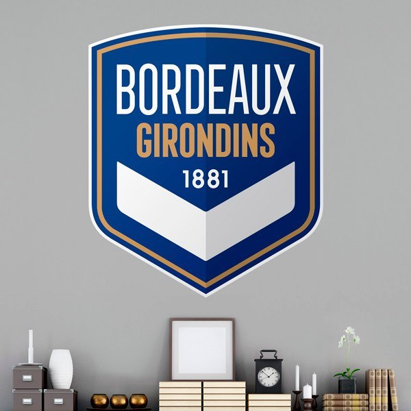 Vinilos Decorativos: Escudo Girondins Bordeaux