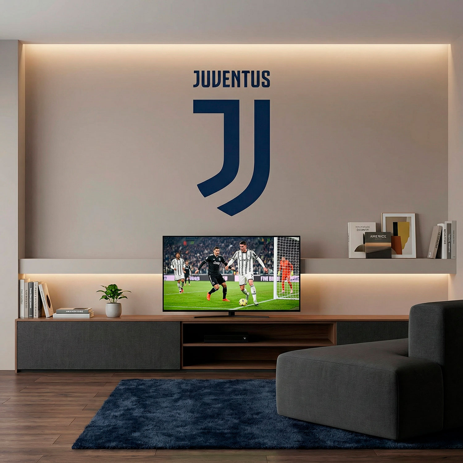 Vinilos Decorativos: Escudo Juventus New