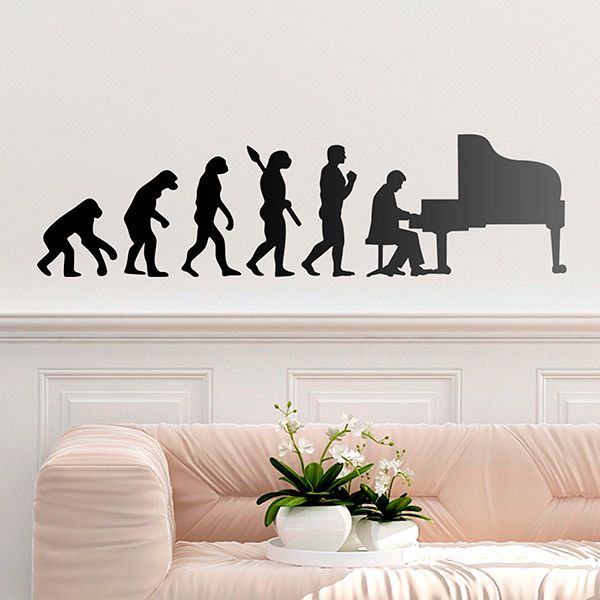 Vinilos Decorativos: Evolución piano de cola 0