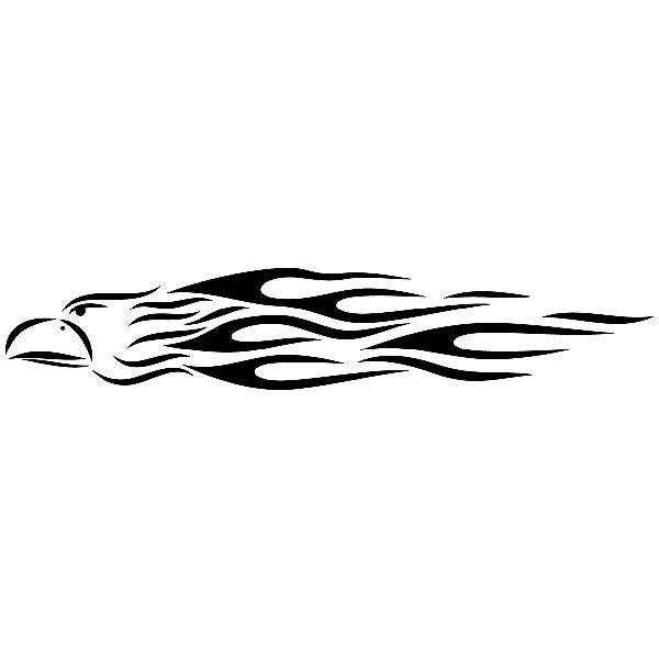 Pegatinas: Flaming águila