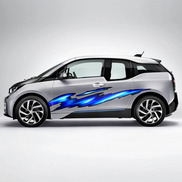 Pegatinas: Rasgado Fusi&oacute;n en Colores Din&aacute;micos