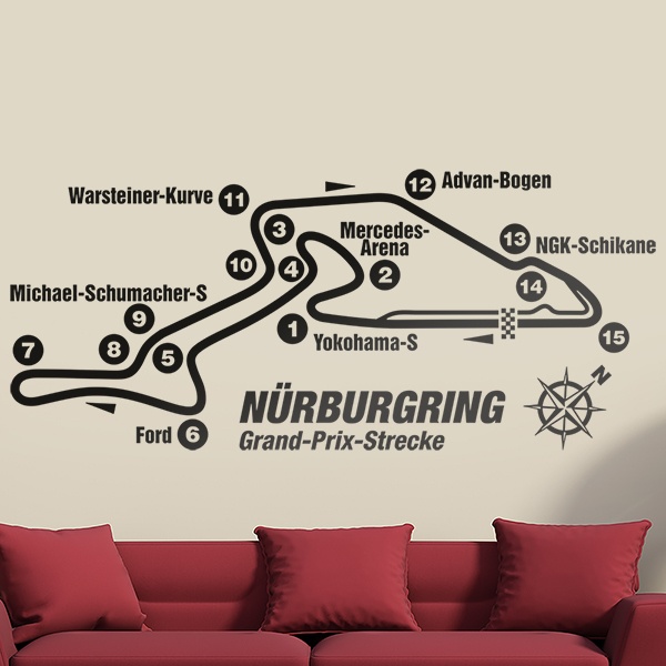 Vinilos Decorativos: Circuito de Nurburgring