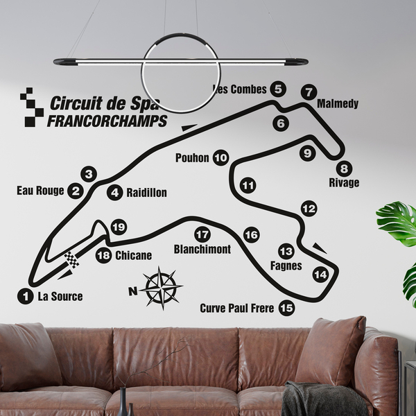 Vinilos Decorativos: Circuito de Spa-Francorchamps
