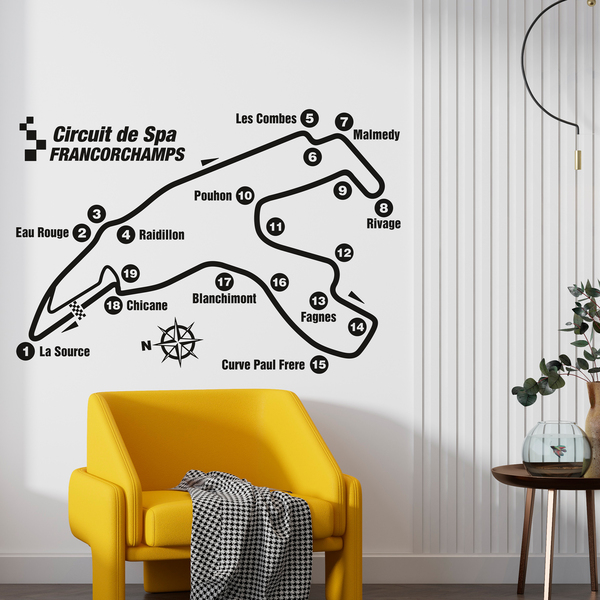 Vinilos Decorativos: Circuito de Spa-Francorchamps