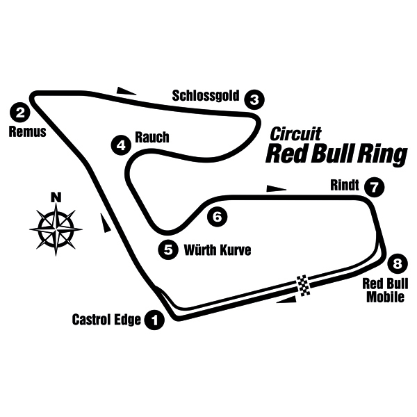 Vinilos Decorativos: Circuito Red Bull Ring