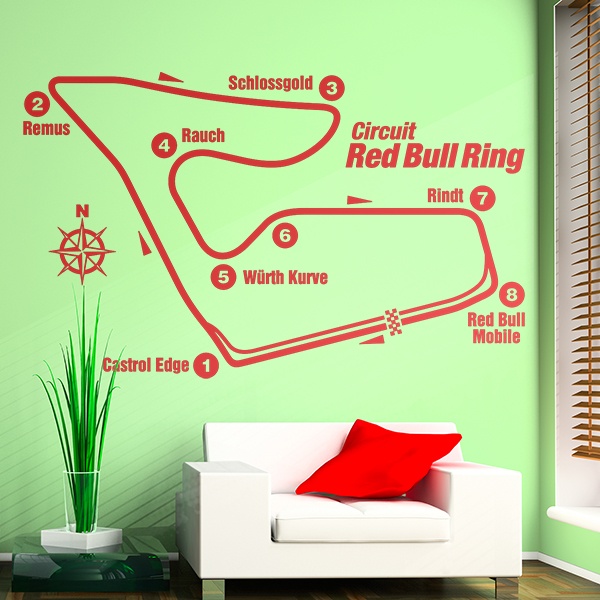 Vinilos Decorativos: Circuito Red Bull Ring