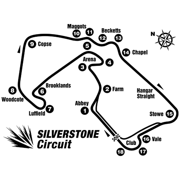 Vinilos Decorativos: Circuito Silverstone