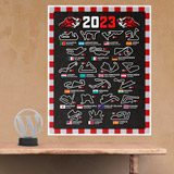 Vinilos Decorativos: Circuito Motos 2023 3
