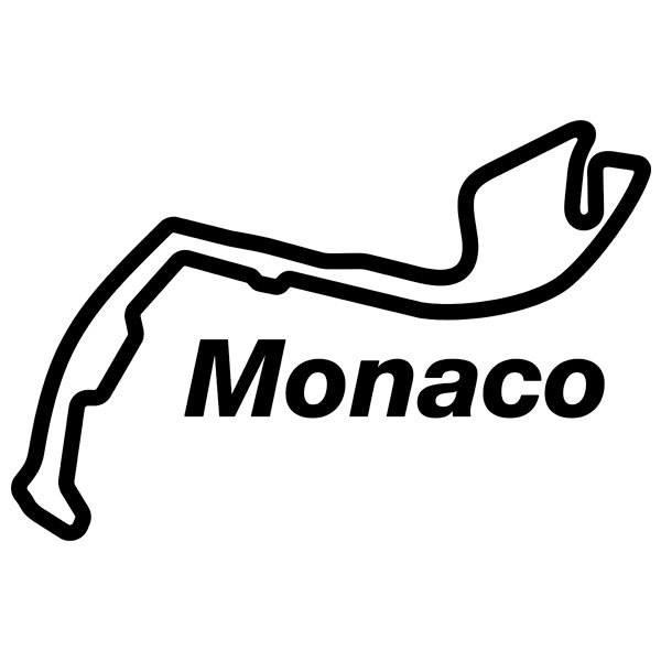 Pegatinas: Circuito de Mónaco