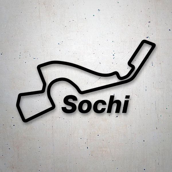 Pegatinas: Circuito de Sochi