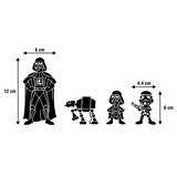 Pegatinas: Set 4X Familia Darth Vader 2