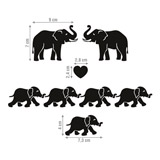 Pegatinas: Set 8X Elefantes 2