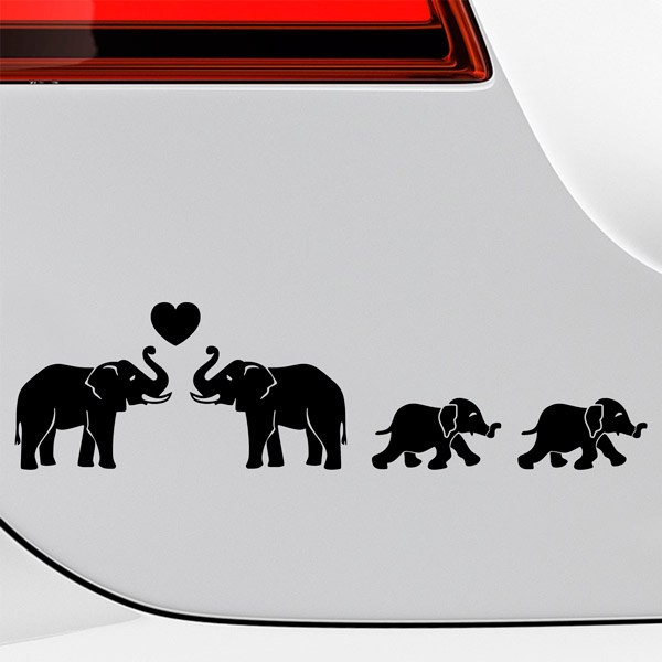 Pegatinas: Set 8X Elefantes