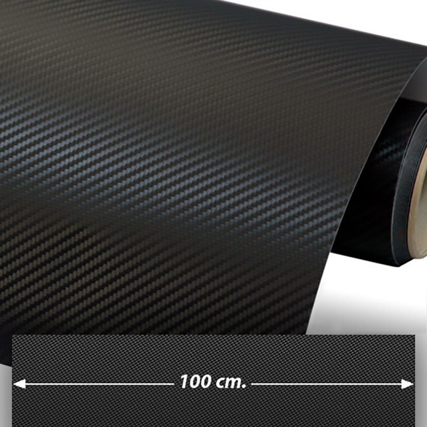 Pegatinas: Lámina de vinilo de fibra de carbono 100cm