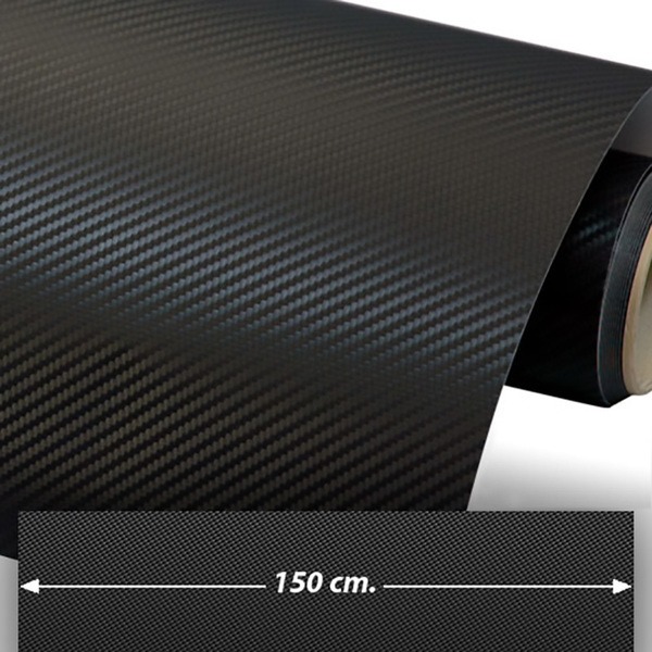 Pegatinas: Lámina de vinilo de fibra de carbono 150cm 1