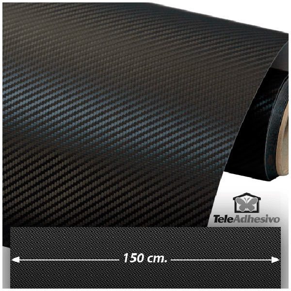 Pegatinas: Lámina de vinilo de fibra de carbono 150cm