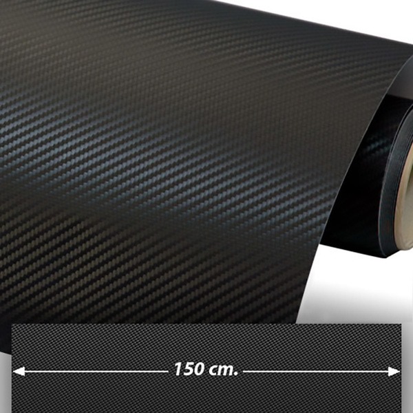 Pegatinas: Lámina de vinilo de fibra de carbono 150cm