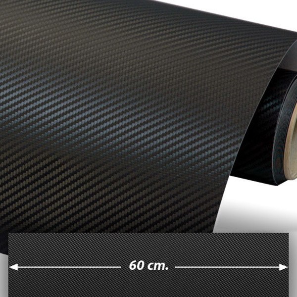 Pegatinas: Lámina de vinilo de fibra de carbono 60cm