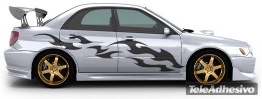 Pegatinas: Kit Flaming 17