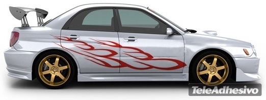 Pegatinas: Kit Flaming 27