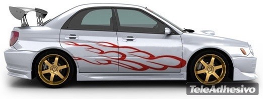 Pegatinas: Kit Flaming 28