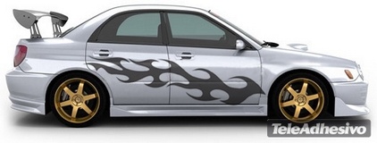 Pegatinas: Kit Flaming 32 2