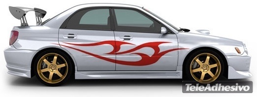 Pegatinas: Kit Flaming 33