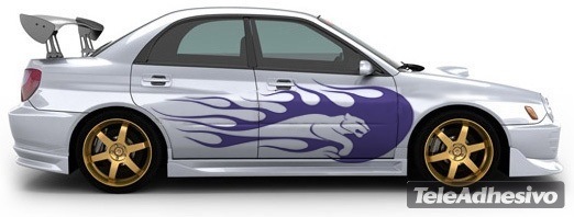 Pegatinas: Kit Flaming 36