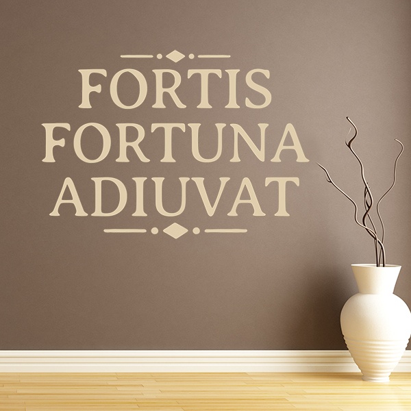 Vinilos Decorativos: Fortis Fortuna Adiuvat