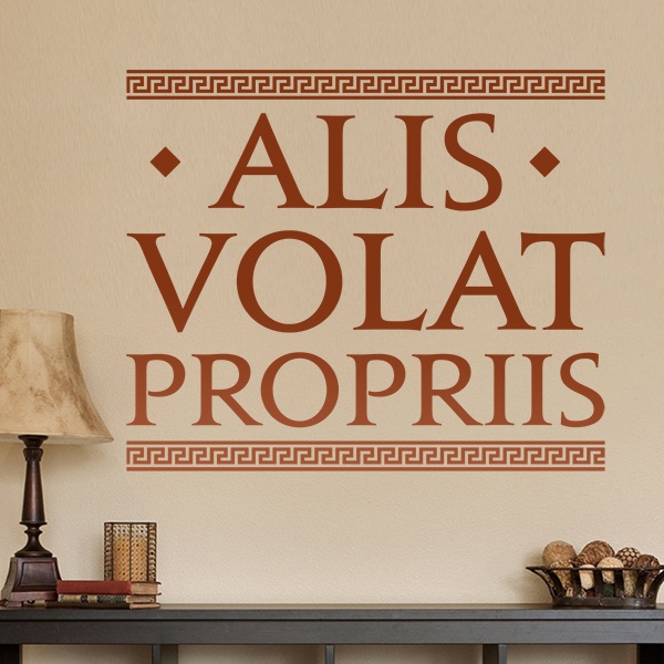 Vinilos Decorativos: Alis Volat Propriis