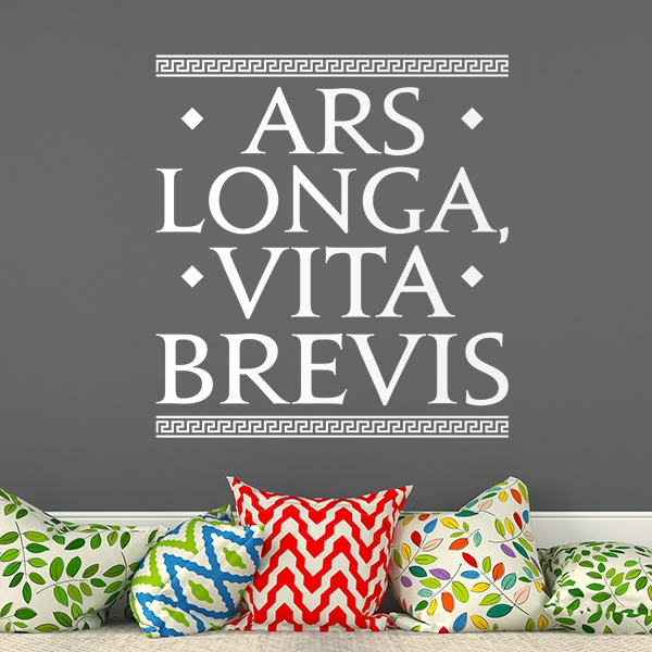 Vinilos Decorativos: Ars Longa Vita Brevis