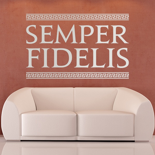 Vinilos Decorativos: Semper Fidelis