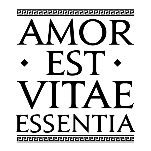 Vinilos Decorativos: Amor Est Vitae Essentia