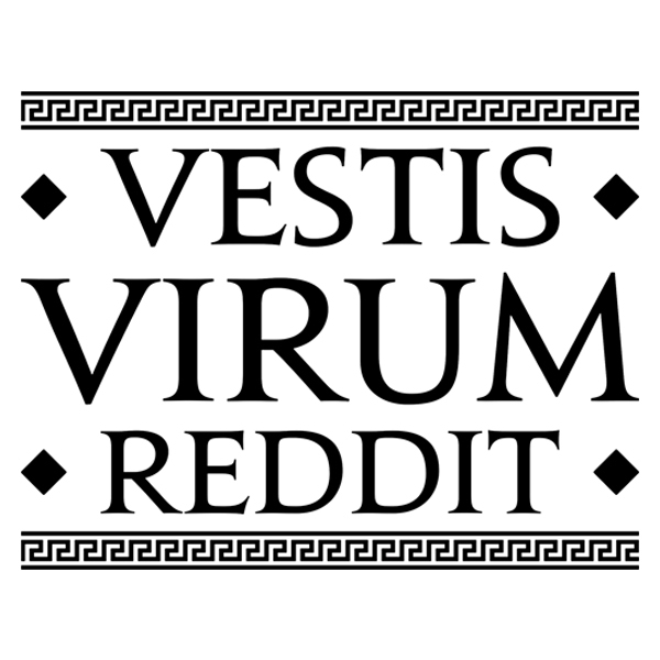 Vinilos Decorativos: Vestis Virum Reddit